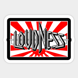 80s Loudness Band Sticker
